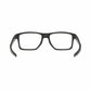 Oakley OX8143-0352 Chamfer Squared (TruBridge) Polished Black Square Plastic Eyeglasses 888392331861
