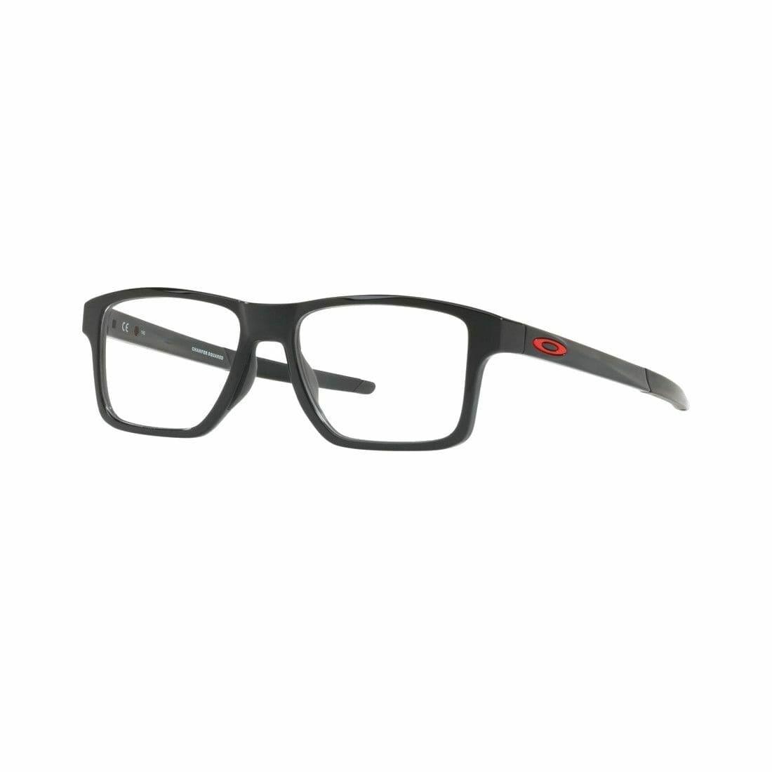 Oakley OX8143-0352 Chamfer Squared (TruBridge) Polished Black Square Plastic Eyeglasses 888392331861