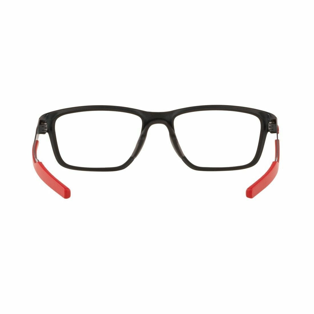 Oakley OX8153-0653 Metalink Satin Black Red Rectangular Men's Plastic Eyeglasses 888392463531