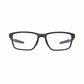 Oakley OX8153-0755 Metalink Satin Grey Smoke Rectangular Men's Plastic Eyeglasses 888392463562