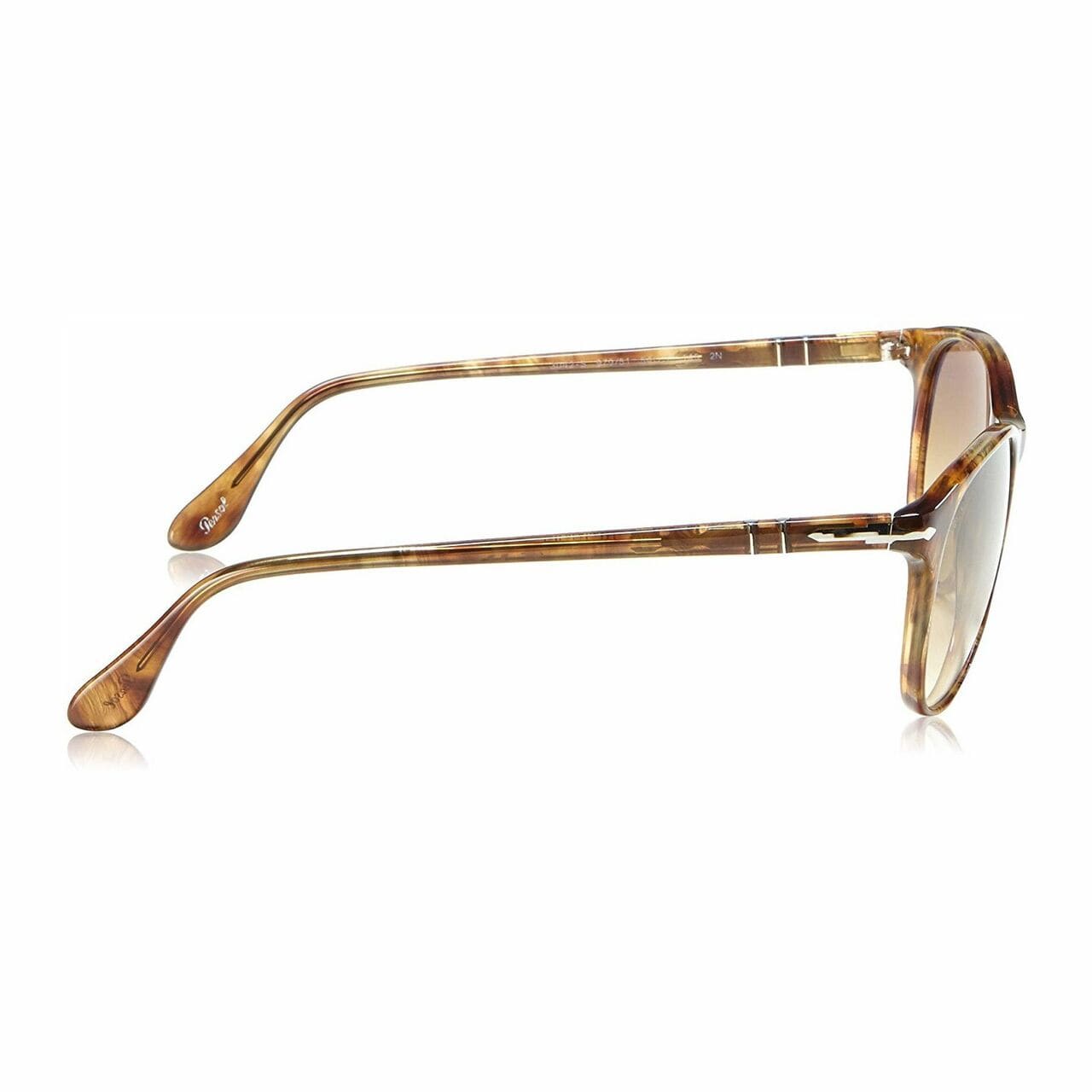 Persol PO3042S-979/51 Striped Beige Square Brown Lens Men's Sunglasses 713132571422