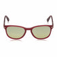 Persol PO3086-9021/83 Granato Red Square Green Lens Men's Sunglasses 8053672245998