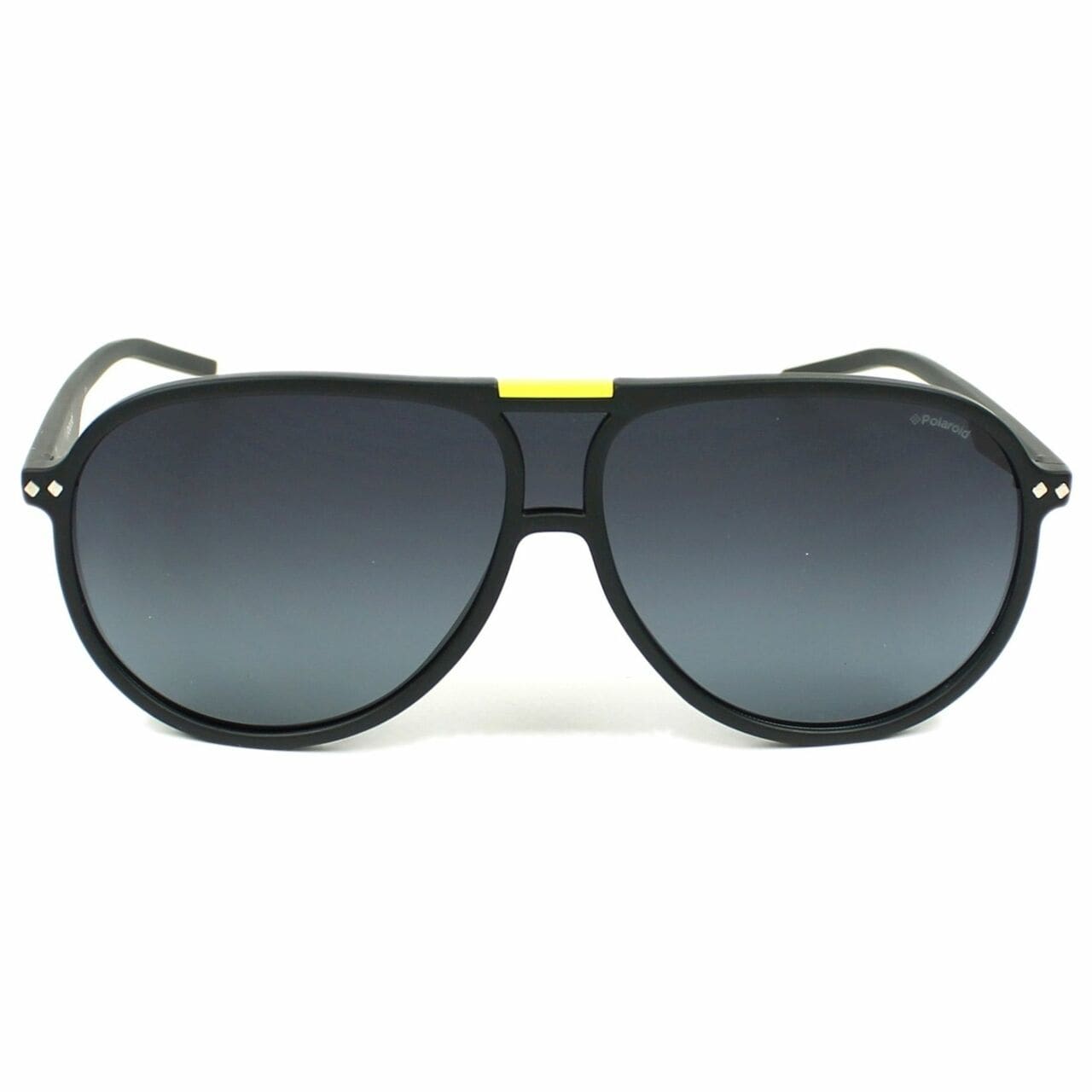 Polaroid Lightweight Polarized Men's Aviator Matte Black Grey Lens Sunglasses PLD-6025-S 762753393227