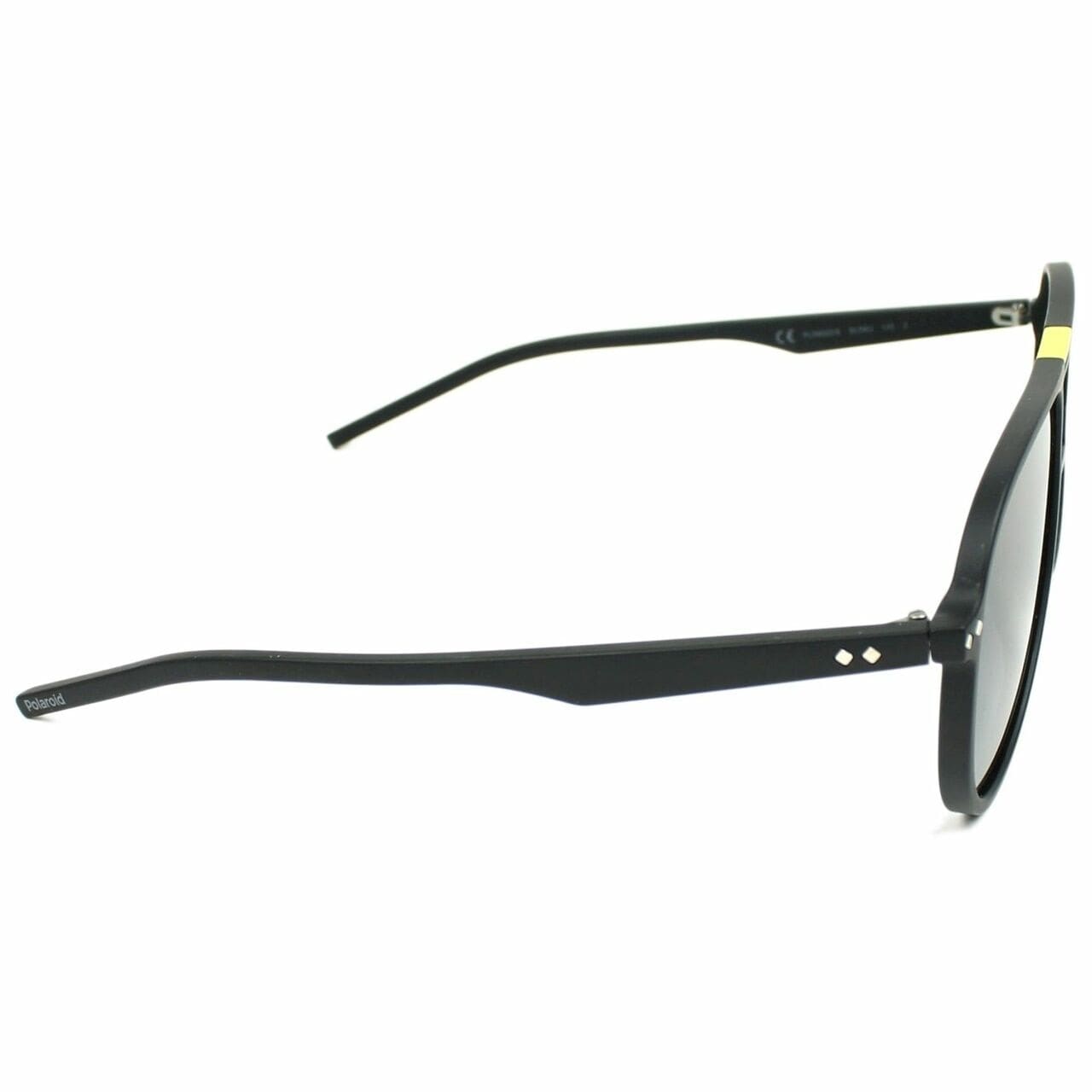 Polaroid Lightweight Polarized Men's Aviator Matte Black Grey Lens Sunglasses PLD-6025-S 762753393227