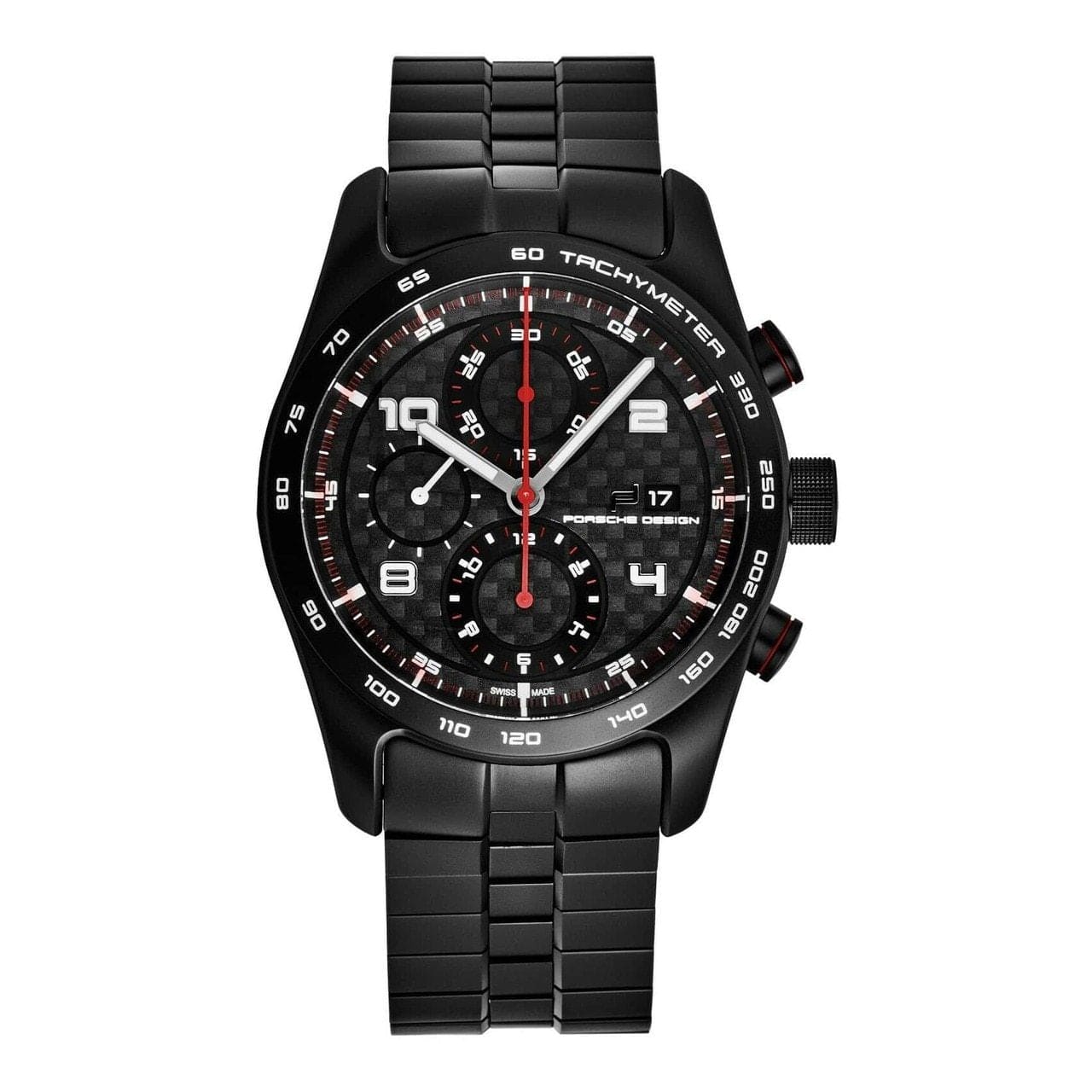 Porsche Design 6010.1040.05012 Black Dial Black Titanium Chronograph Watch