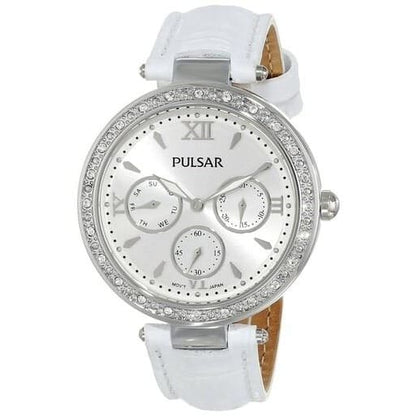 Pulsar PP6115 Night Out Collection Swarovski Crystal White 