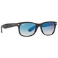 Ray-Ban RB2132 62423F New Wayfarer Classic Sunglasses Black Frames With Light Blue Gradient Lens 8053672612288