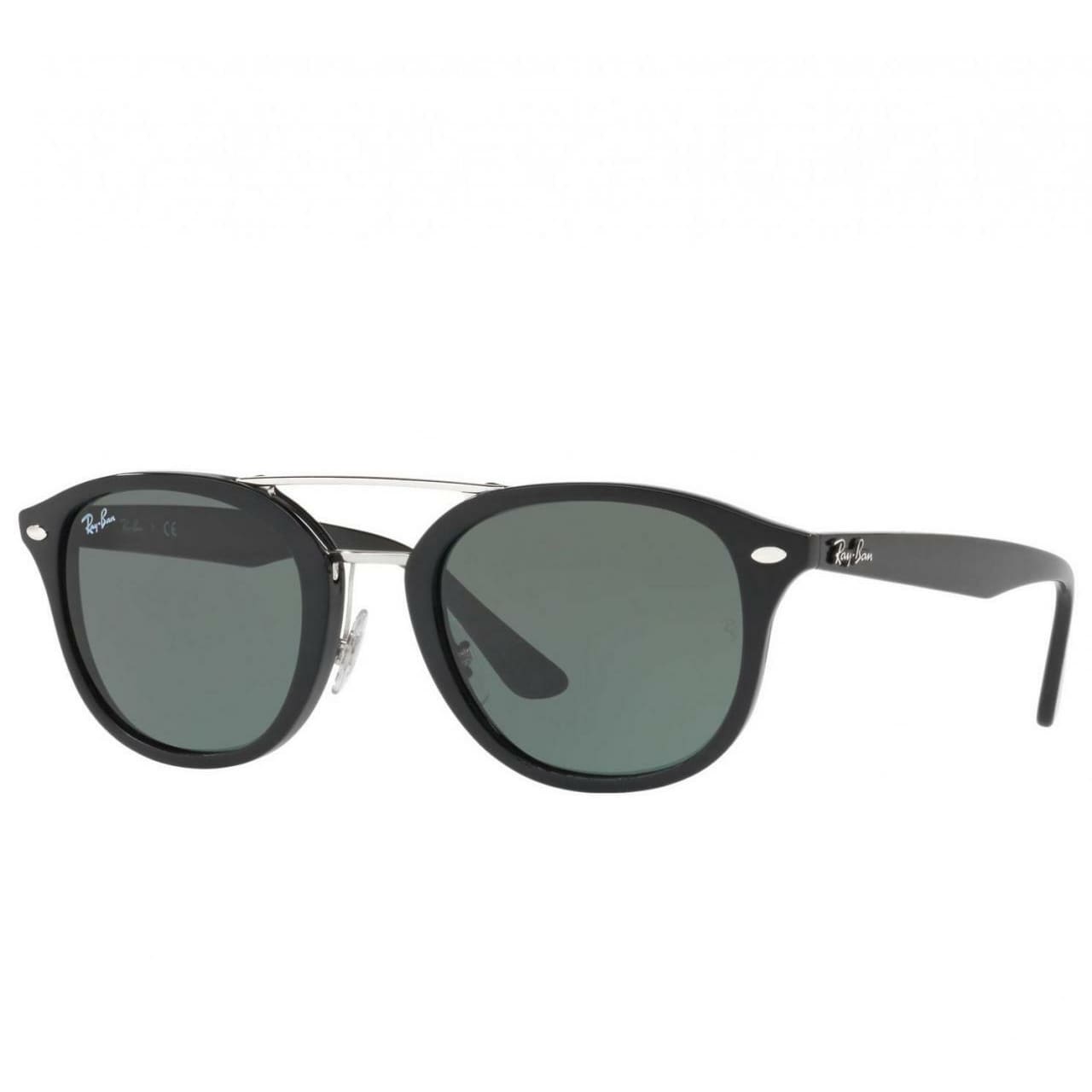 Ray-Ban RB2183 901/71 Green Classic Lenses with Black Square Sunglasses Frames 8053672741339