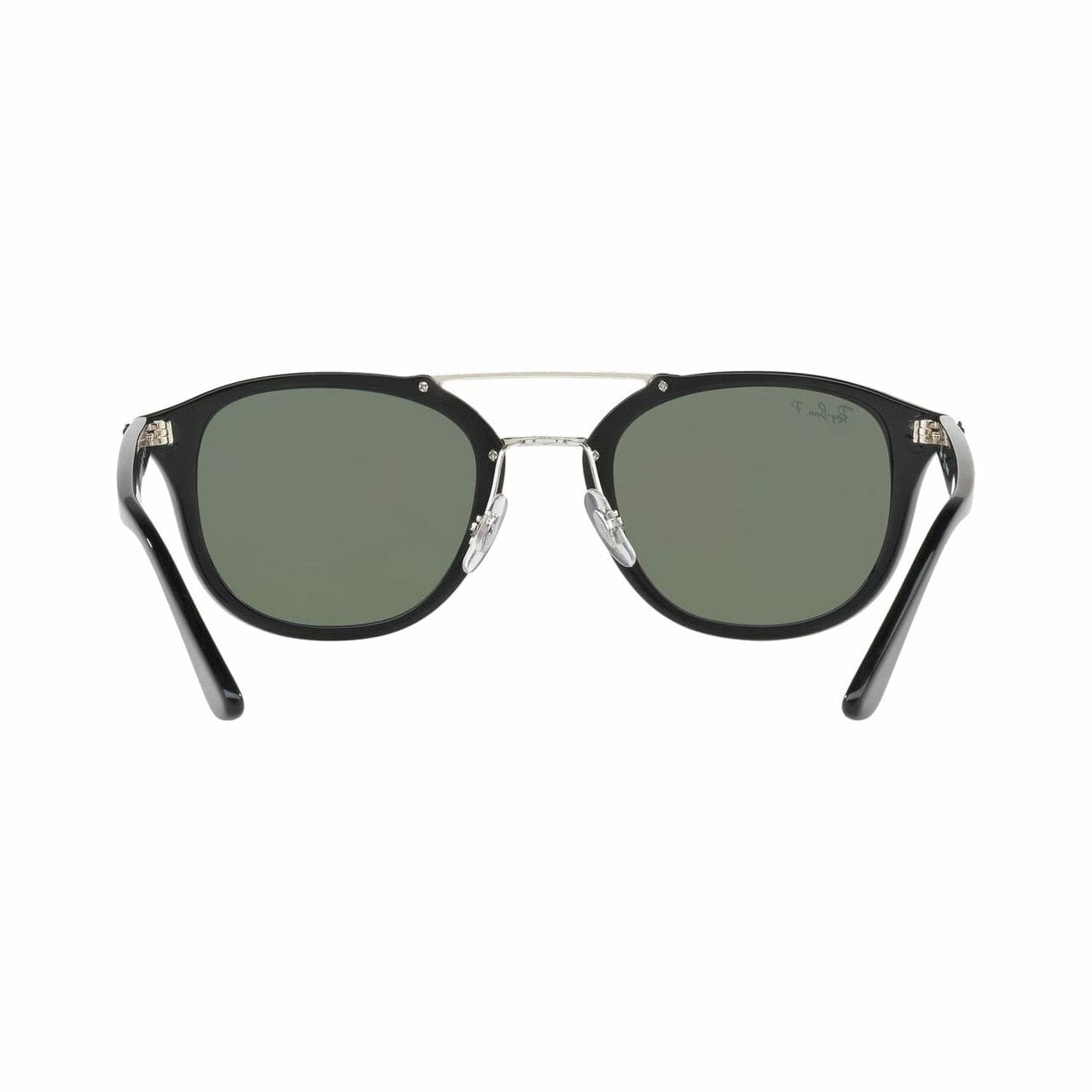 Ray-Ban RB2183-901/9A Black Square Green Classic G-15 Polarized Lens Sunglasses 8053672741384