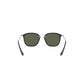 Ray-Ban RB2448N Gloss Black Square Green Lens Sunglasses 