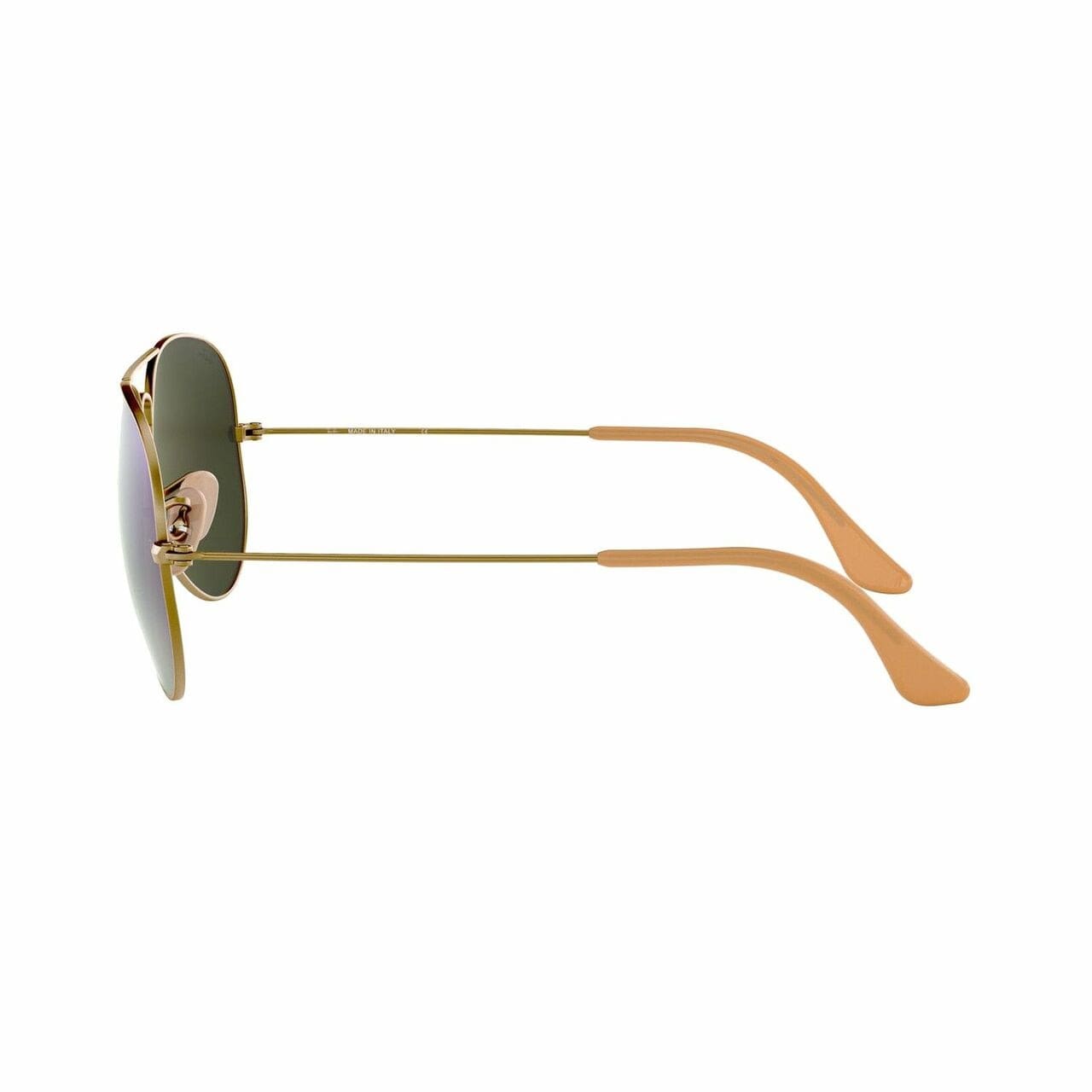 Ray-Ban RB3025-167/4K Aviator Flash Lenses Bronze Copper Metal Lilac Mirror Sunglasses 8053672340518