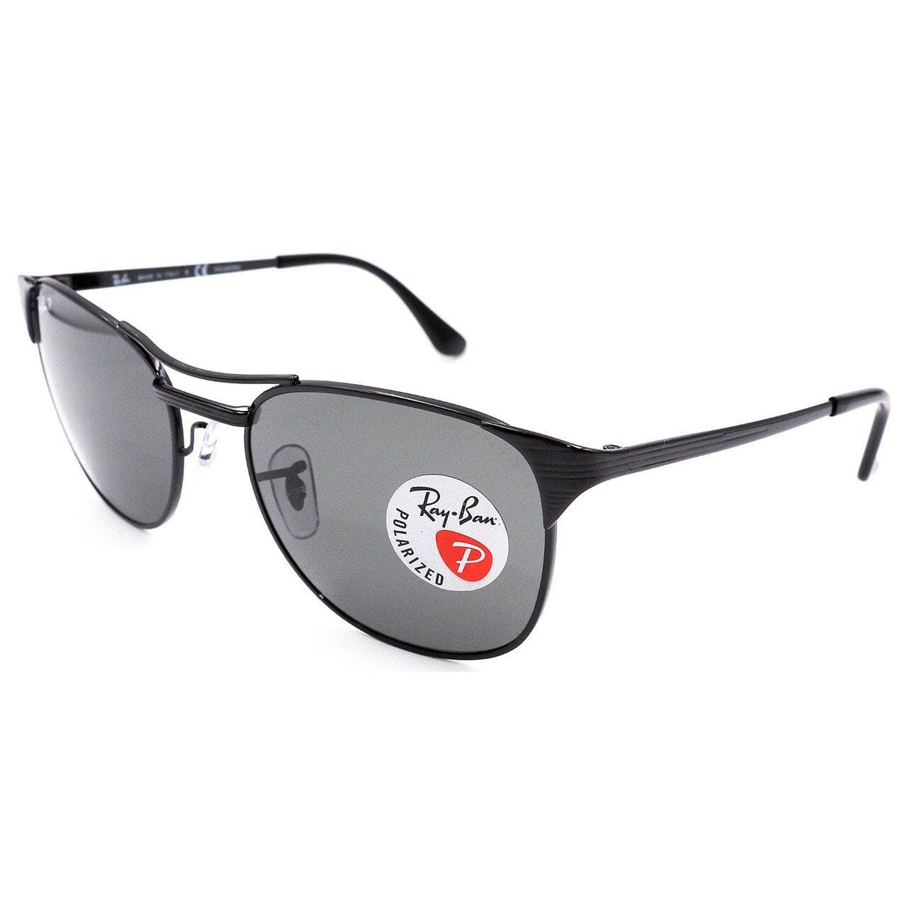 Ray-Ban RB3429-002/58 Signet Black Metal Frame and Grey Polarized Lens Sunglasses 805289431794