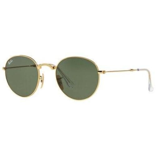Ray-Ban RB3532-001 Icons Round Sunglasses With Green Classic