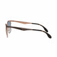 Ray-Ban RB3538-9074X0 Copper Havana Browline Blue Gradient Mirrored Red Lens Sunglasses 8053672926897