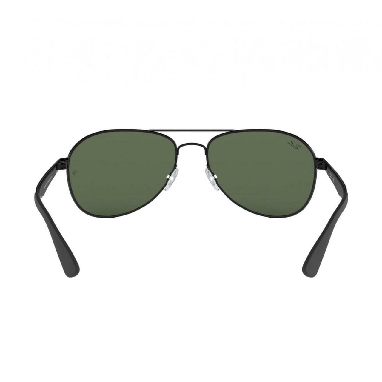 Ray-Ban RB3549-006/71 Black Aviator Green Classic Lenses Sunglasses Frames 8053672671087
