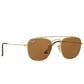 Ray-Ban RB3557 001/33 Brown Classic B-15 Lens Gold Metal Frame Sunglasses 8053672695854