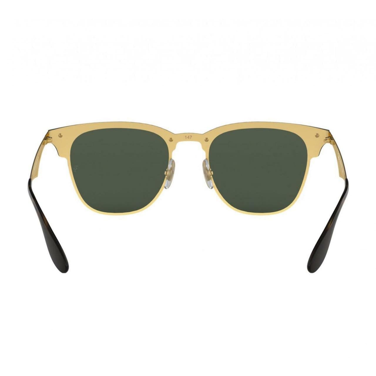 Ray-Ban RB3576N-043/71 Gold Square Green Classic Metal Sunglasses Frames 8053672763140
