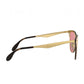 Ray-Ban RB3576N-043/E4 Blaze Clubmaster Gold Square Pink Mirror Lenses Metal Sunglasses Frames 8053672763041