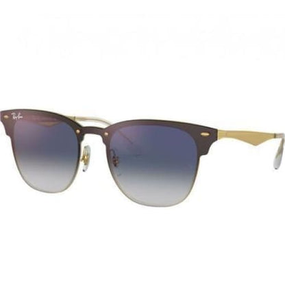 Ray-Ban RB3576N-043/X0 Gold Square Blue Gradient Mirror 