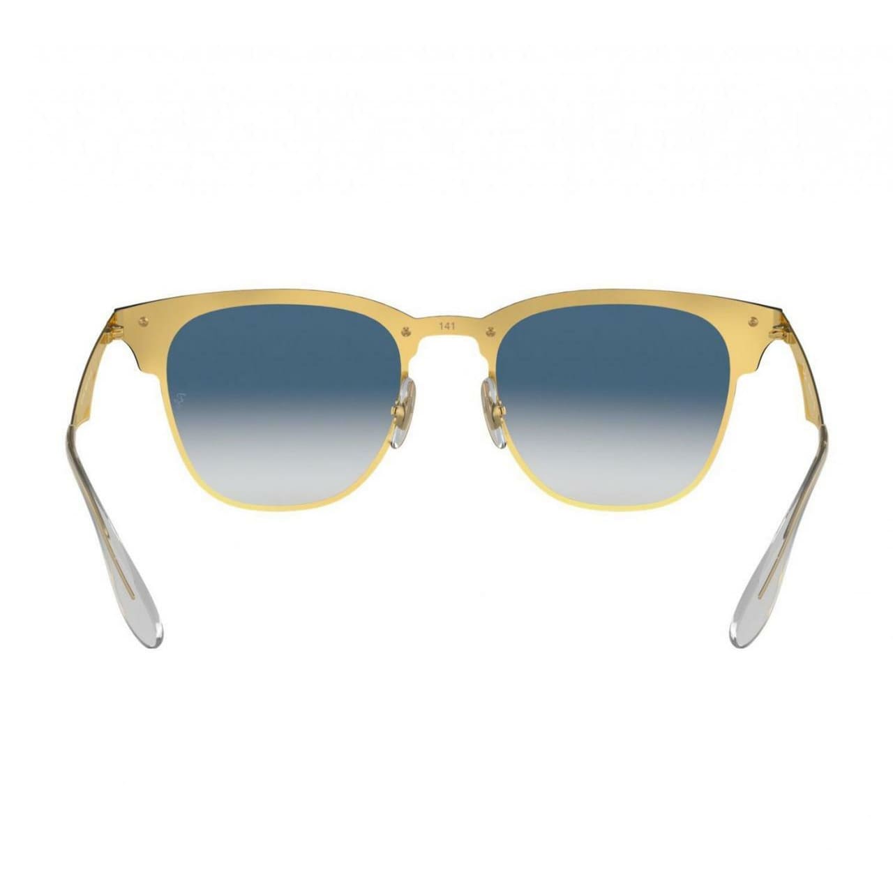 Ray-Ban RB3576N-043/X0 Gold Square Blue Gradient Mirror Metal Sunglasses Frames 8053672879384