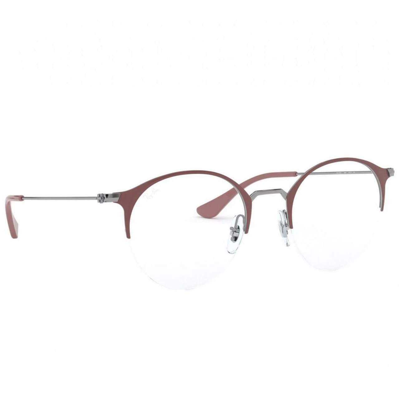 Ray-Ban RB3578V-2907 Brown Gunmetal Round Metal Eyeglasses 8053672785012