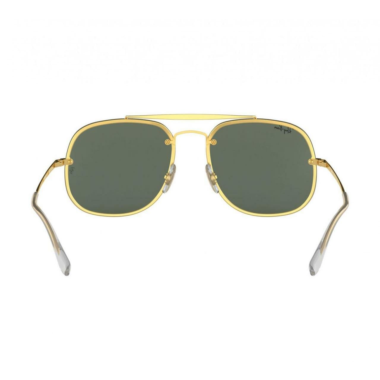 Ray-Ban RB3583N-905071 Blaze General Gold Square Green Classic Lenses Steel Sunglasses Frames 8053672866568