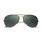 Ray-Ban RB3584N-905071 Blaze Aviator Polished Gold Steel Green Classic Lens Sunglasses 8053672830262