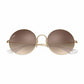Ray-Ban RB3592-001/13 Ja-Jo Gold Round Brown Gradient Lens Sunglasses 8053672730487