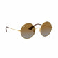 Ray-Ban RB3592-001/T5 Ja-Jo Gold Round Brown Gradient Lens Sunglasses 8053672788129