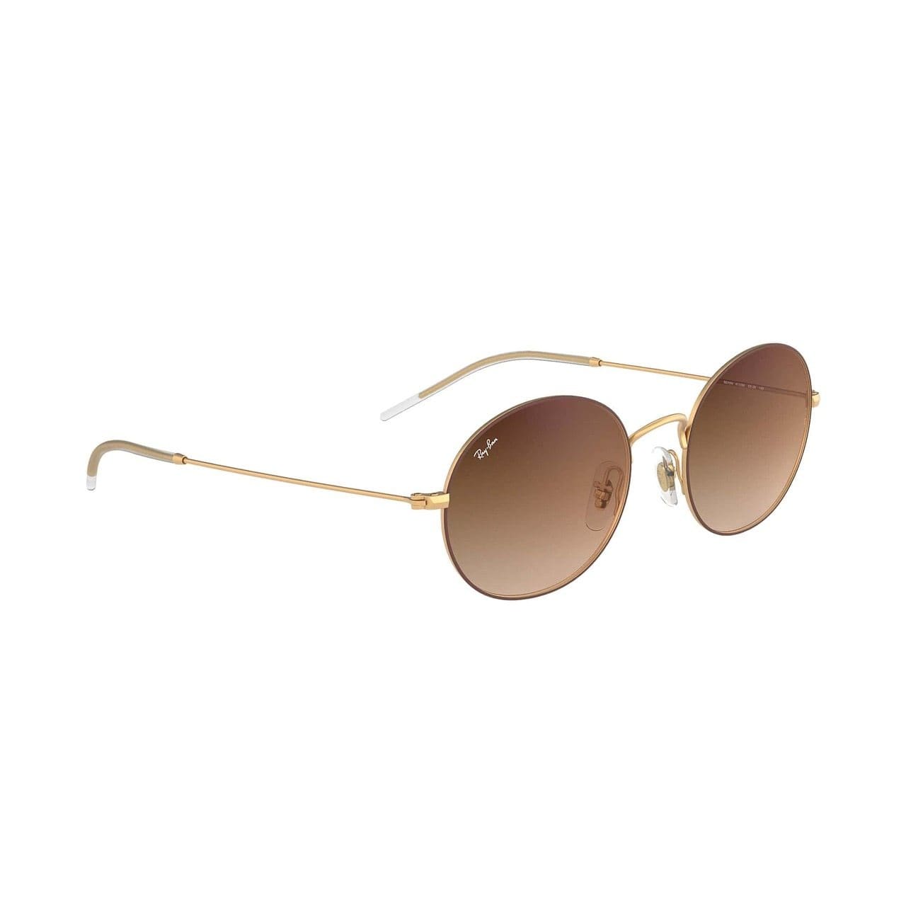Ray-Ban RB3594-9115S0 Beat Brown Gold Round Brown Gradient 
