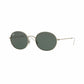 Ray-Ban RB3594-911671 Beat Silver Round Green Classic Lens Metal Sunglasses 8053672929539