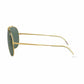 Ray-Ban RB3597-905071 Wings Gold Aviator Green Classic Single Lens Sunglasses 8053672919523