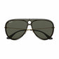 Ray-Ban RB3605N-187/71 White Black Aviator Green Classic Lens Sunglasses 8053672924824