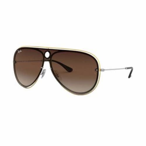 Ray-Ban RB3605N-909613 Gold Silver Aviator Brown Gradient 