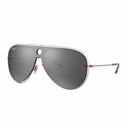 Ray-Ban RB3605N-90976G Silver Red Aviator Grey Mirror Lens 