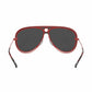 Ray-Ban RB3605N-90976G Silver Red Aviator Grey Mirror Lens Sunglasses 8053672924879