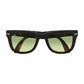 Ray-Ban RB4105-894/4M Wayfarer Folding Tortoise Square Green Gradient Lens Sunglasses 8053672973433