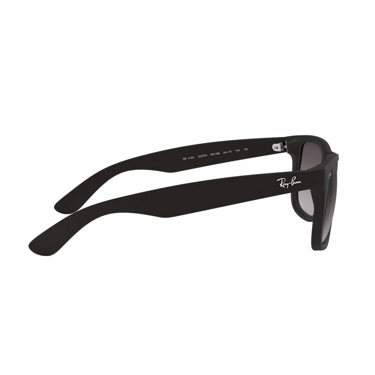 Ray-Ban RB4165-601/8G Justin Classic Matte Black Square Grey Gradient Lens Sunglasses 805289526575