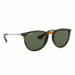Ray-Ban RB4171-710/71 Erika Tortoise Gunmetal Round Green Classic Lens Sunglasses 8053672475920