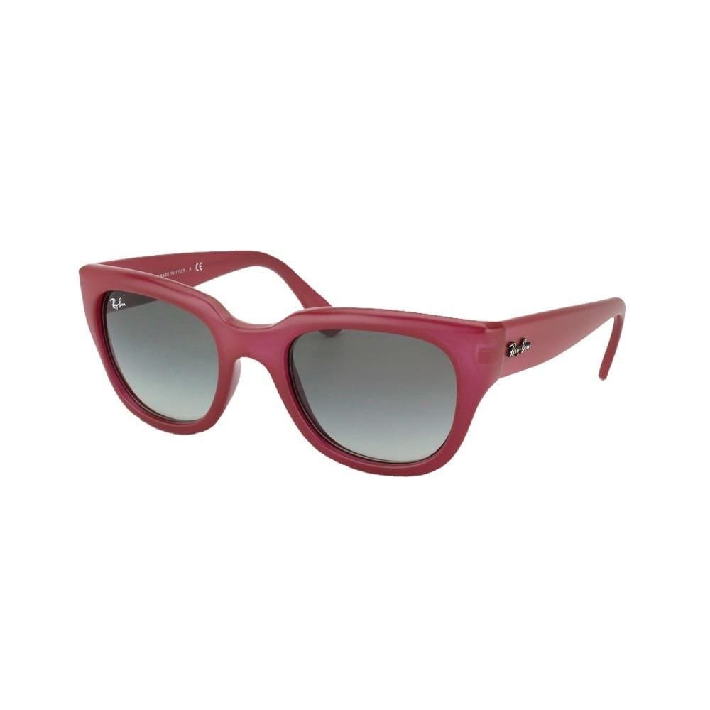 Ray-Ban RB4178-892/11 Highstreet Pink Square Grey Gradient Lens Sunglasses 713132452752