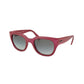 Ray-Ban RB4178-892/11 Highstreet Pink Square Grey Gradient Lens Sunglasses 713132452752