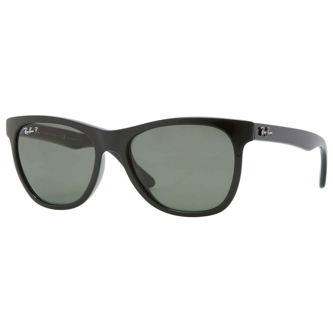 Ray-Ban RB4184 601/9A Hightstreet Black Square Green Classic G-15 Polarized Lens Sunglasses 713132572252
