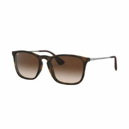 Ray-Ban RB4187-856/13 Chris Tortoise Square Brown Gradient 