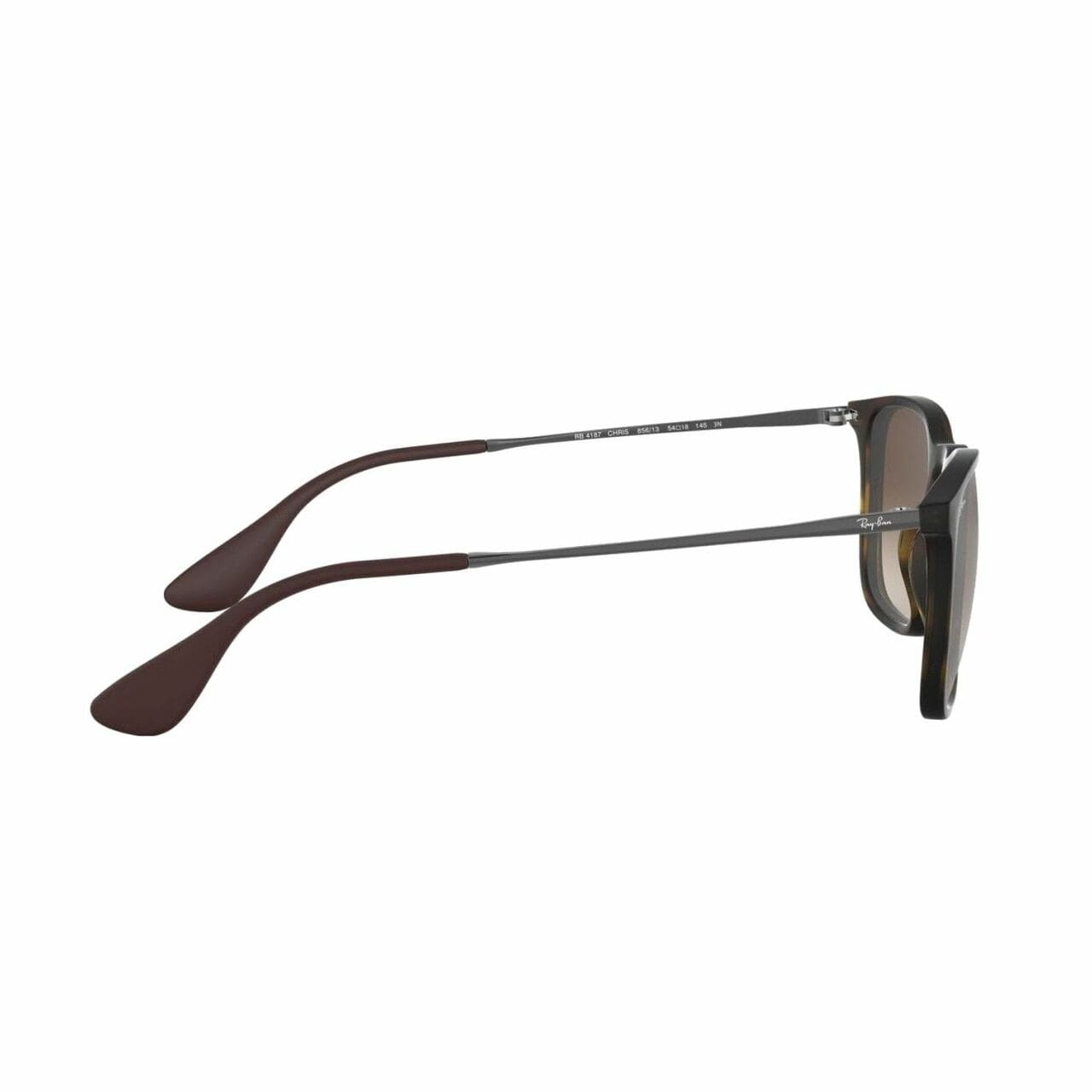 Ray-Ban RB4187-856/13 Chris Tortoise Square Brown Gradient Lens Sunglasses 713132581131