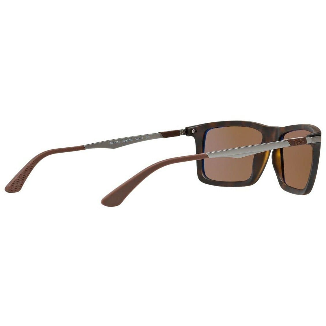 Ray-Ban RB4214 609283 Brown Classic B-15 Polarized Lens Matte Havana Sunglasses