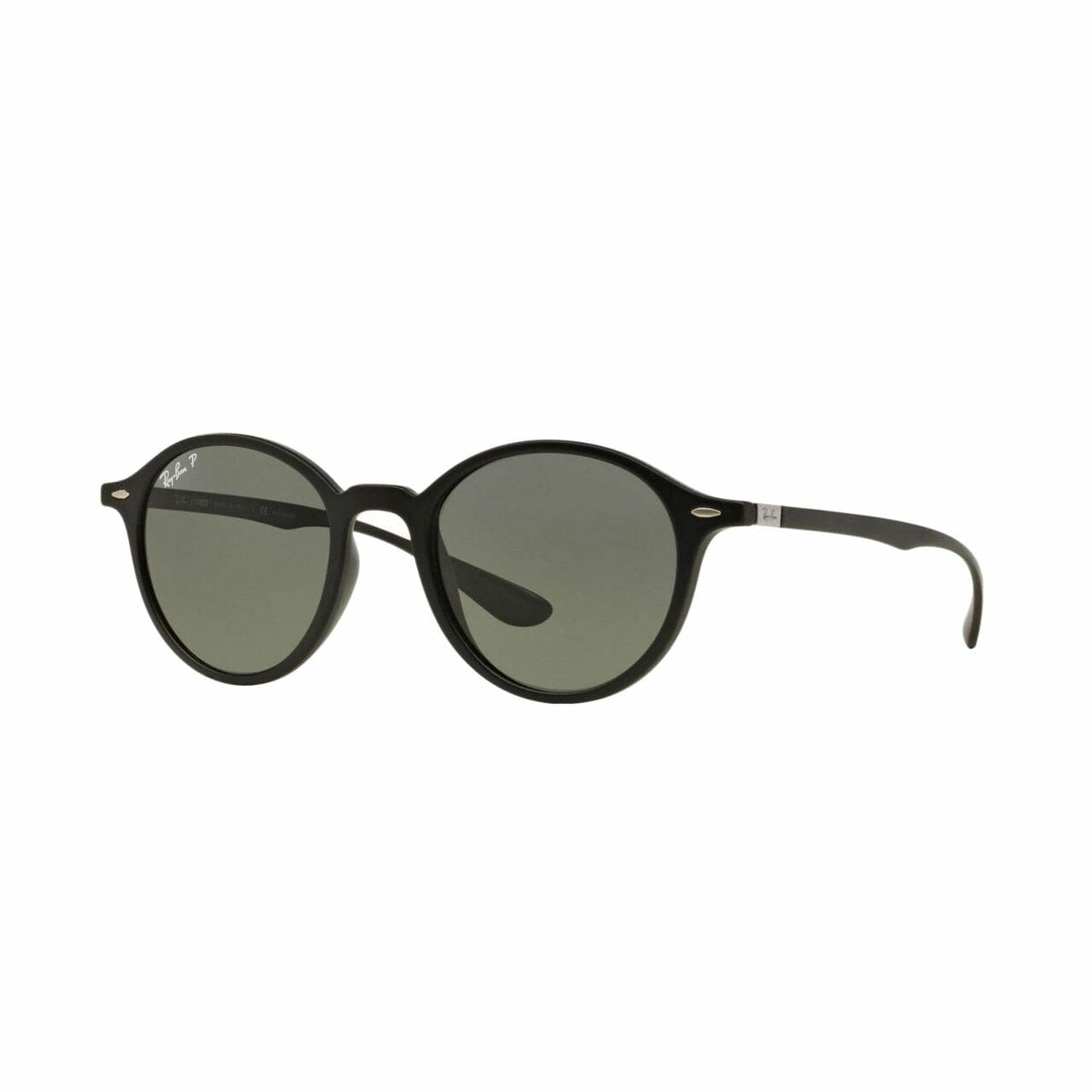 Ray-Ban RB4237-601S58 Round Liteforce Black Round Green Classic G-15 Lens Sunglasses 8053672514582