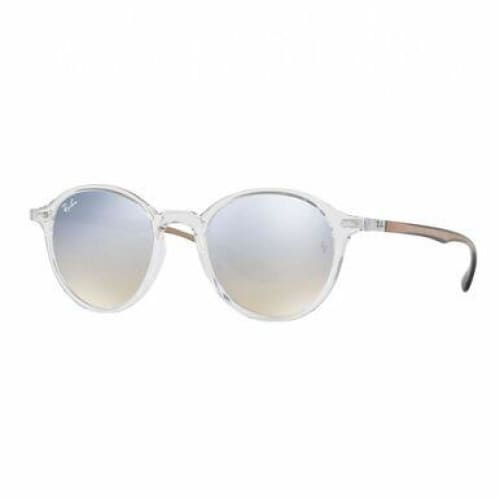 Ray-Ban RB4237-62909U Transparent Brown Round Silver 