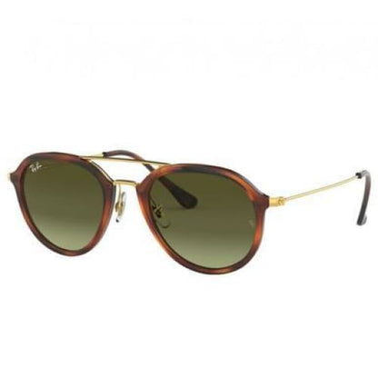 Ray-Ban RB4253-820/A6 Tortoise Gold Aviator Green Gradient 