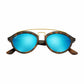 Ray-Ban RB4257-609255 Gatsby II Tortoise Round Blue Mirror Lens Propionate Sunglasses 8053672615821