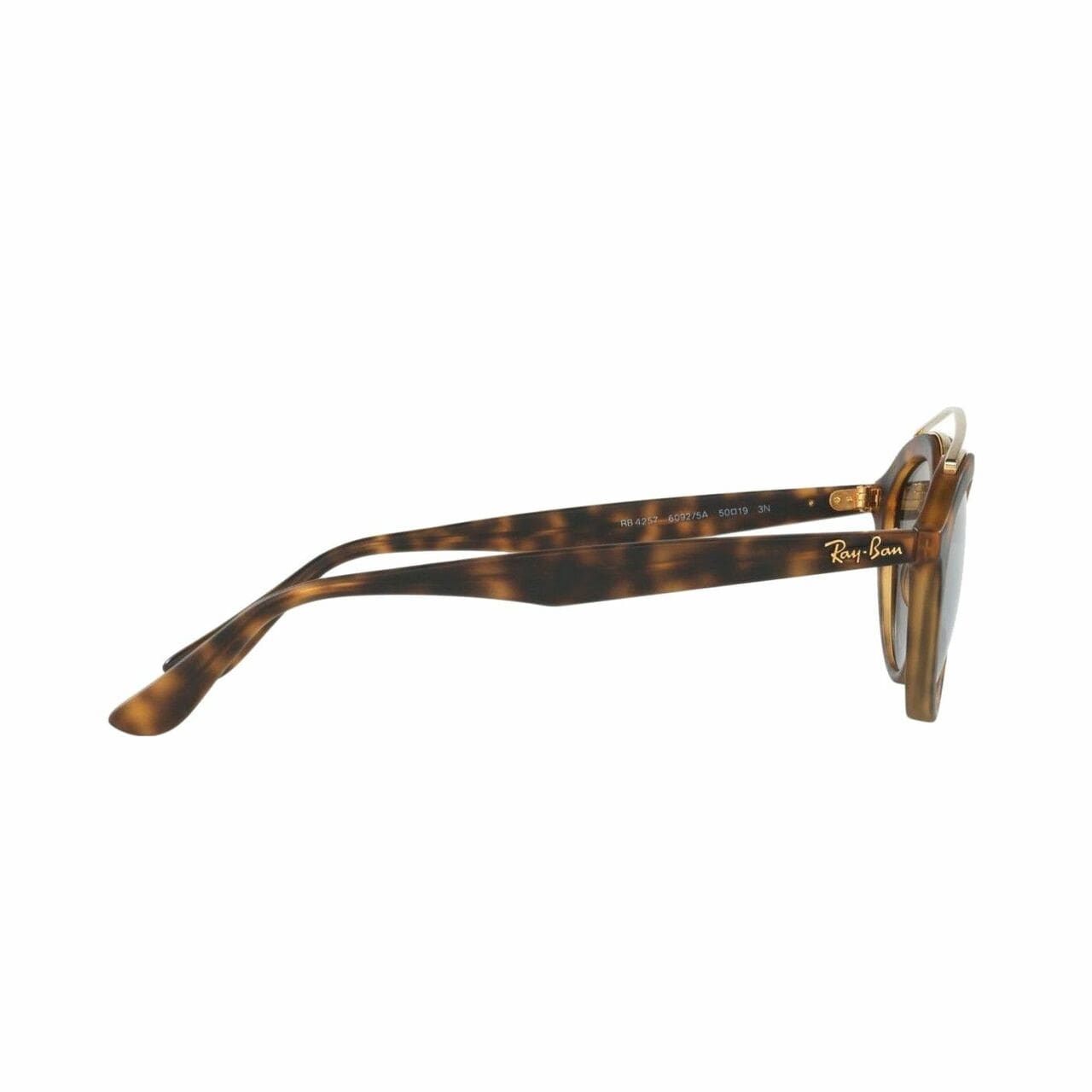 Ray-Ban RB4257-60925A Gatsby II Tortoise Round Gold Mirror Lens Sunglasses 8053672584370